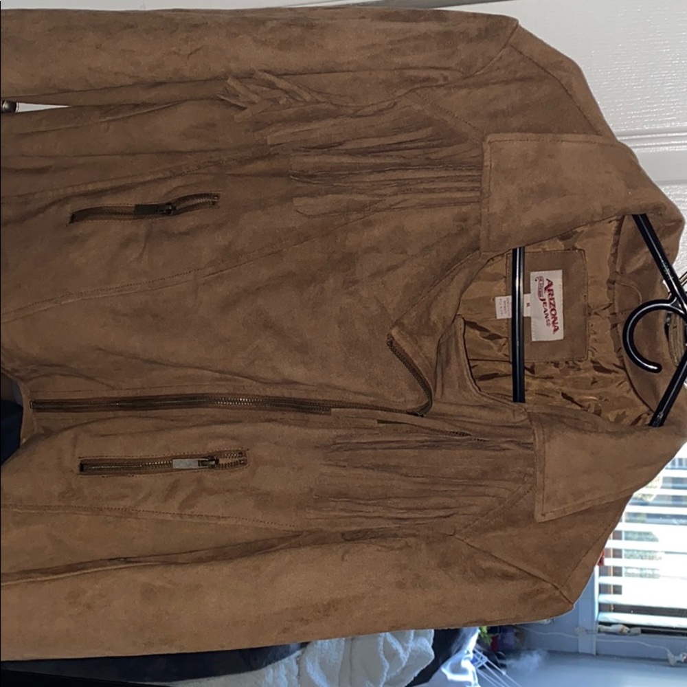 brown jacket